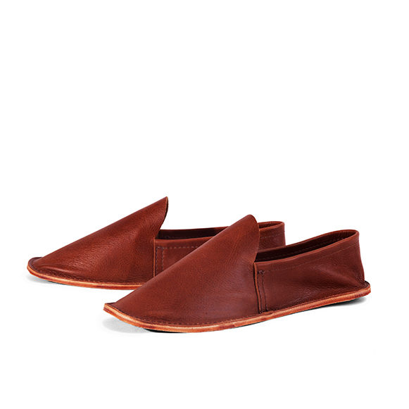 leather mens house shoes