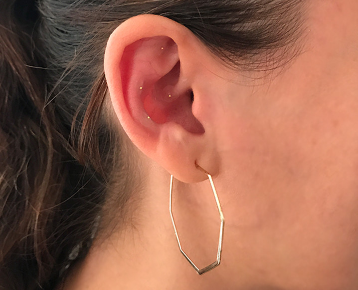 24 karat gold earrings studs