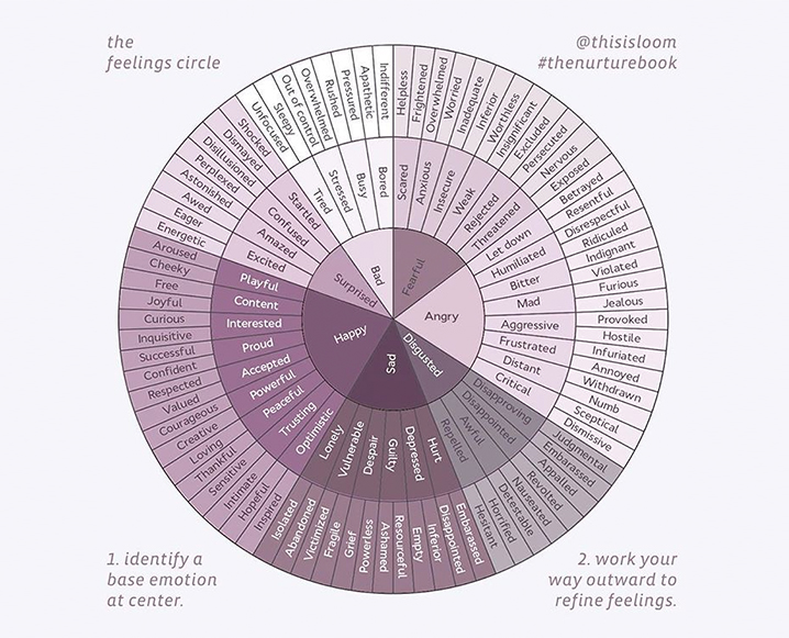 The Feelings Wheel A Genius Chart For Better Communication