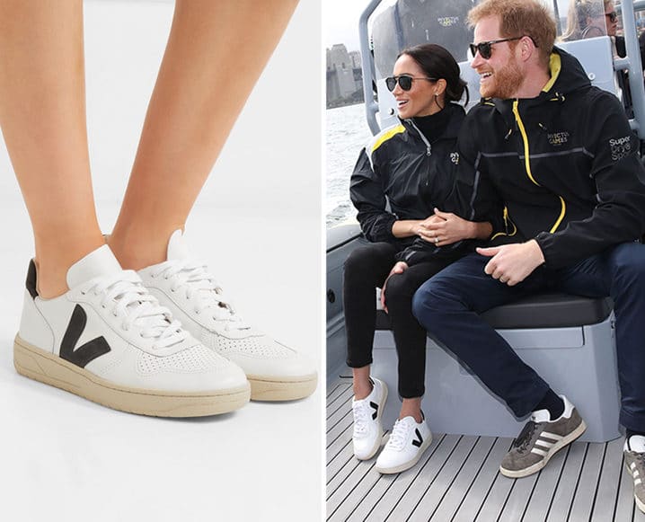 meghan markle sustainable fashion sneakers