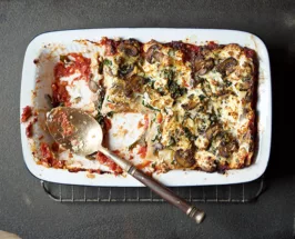 Candice Kumai’s Green Lasagna With Kale Marinara Sauce