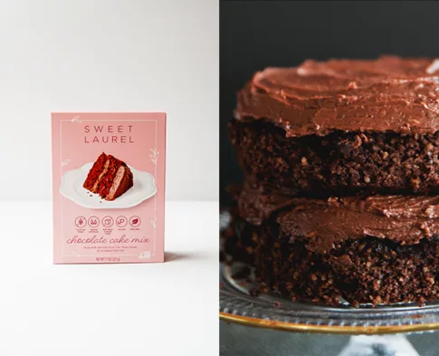 Sweet Laurel chocolate cake mix