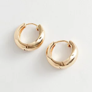Chunky <span class="search-everything-highlight-color" style="background-color:orange">Recycled</span> Gold Hoops
