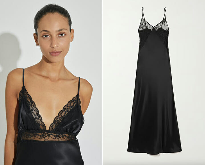 perfect black dress for valentines day