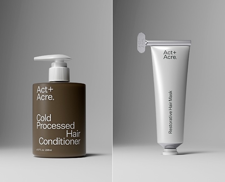act+acre hair conditioner mask