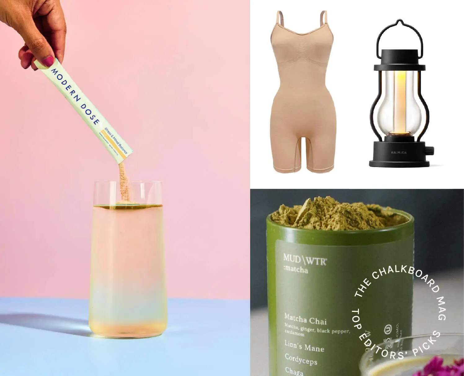Plant-Based Shapewear, Mushroom Matcha + Summer Lighting: 5 Things Our Editors Are Loving This Week