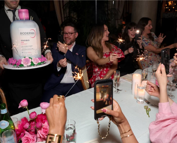 Bioderma CEO Jeremy Bayen and guests at brand’s 30th celebration dinner