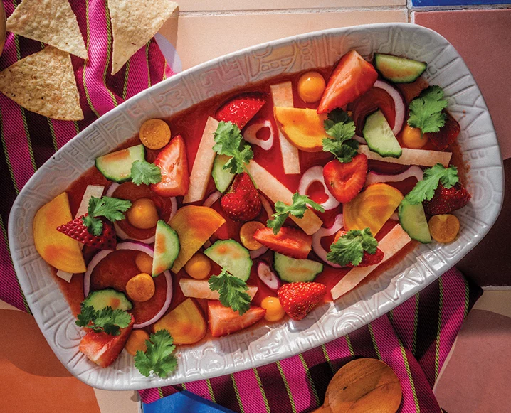 Spicy Strawberry Habanero Aguachile