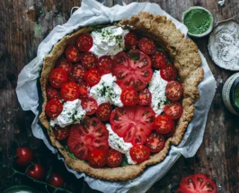 This Summer Tomato Tart Has a Secret Energy-Boosting Ingredient