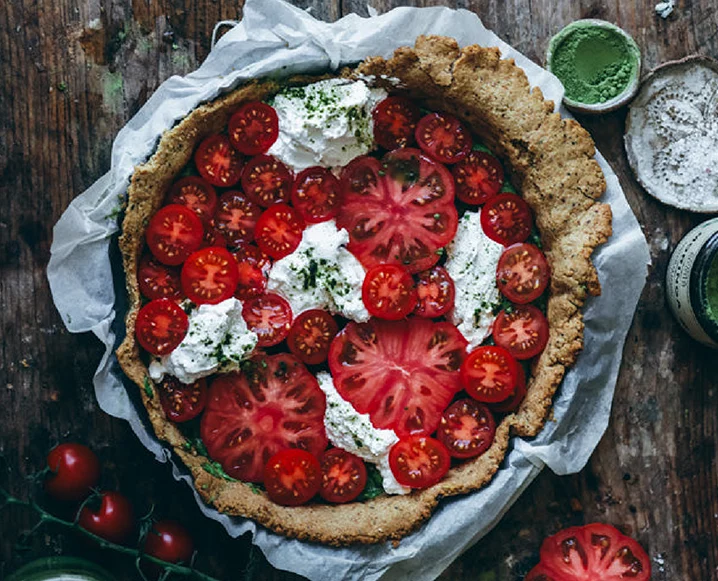 This Summer Tomato Tart Has a Secret Energy-Boosting Ingredient