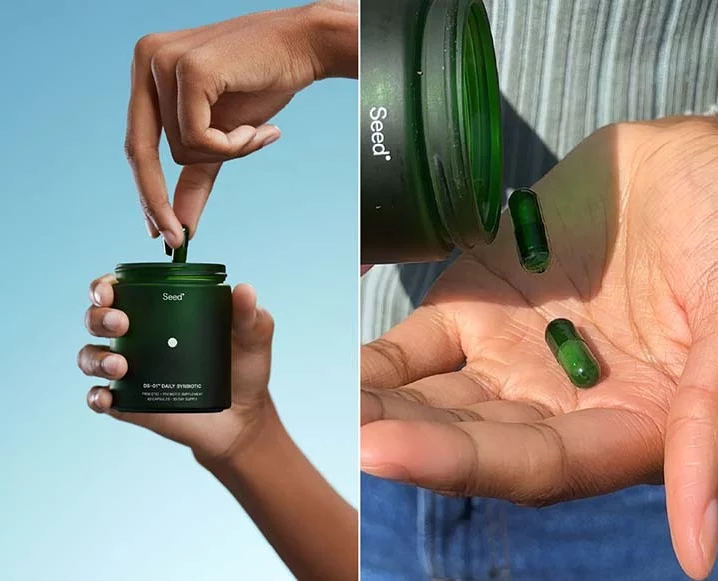 Seed DS-01® Daily Synbiotic capsule-in-capsule delivery system