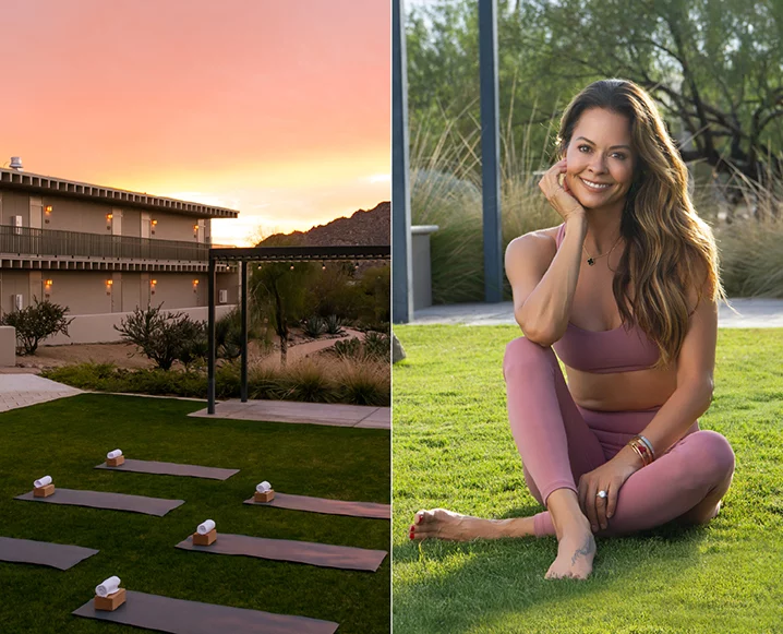brooke burke retreat with CIVANA