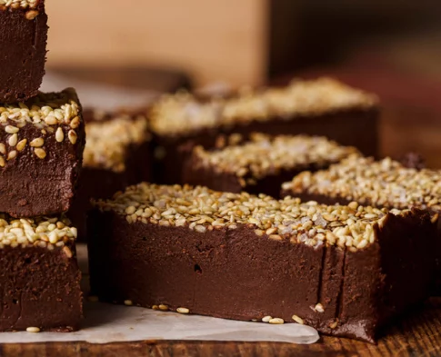 Fudge, But Make It Functional: 3-Ingredient Tahini Chocolate Chai
