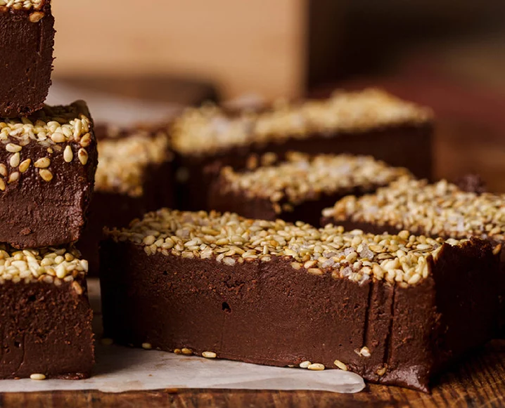 Fudge, But Make It Functional: 3-Ingredient Tahini Chocolate Chai