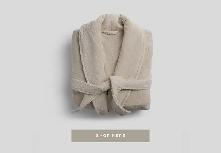Parachute Classic Turkish cotton robe in bone color