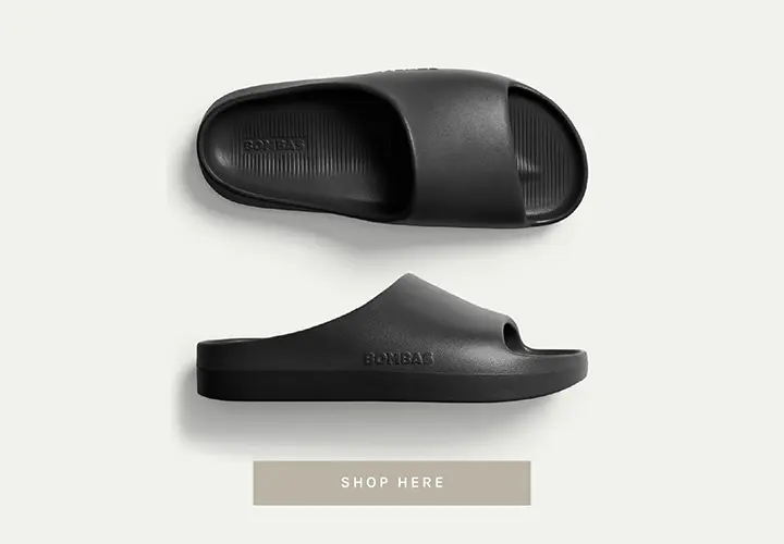 Bombas men's Friday Slide slipper in Jet Lag color