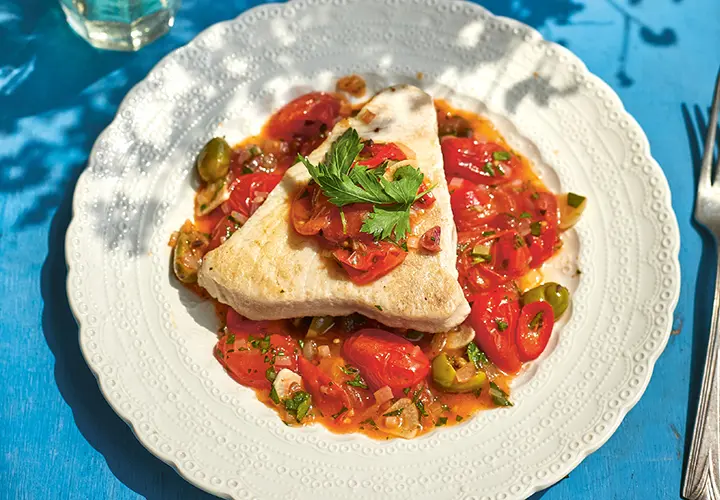 Tonno al Pomodoro, Sardinian tuna steaks in tomato sauce, from Eat Like A Sardinian