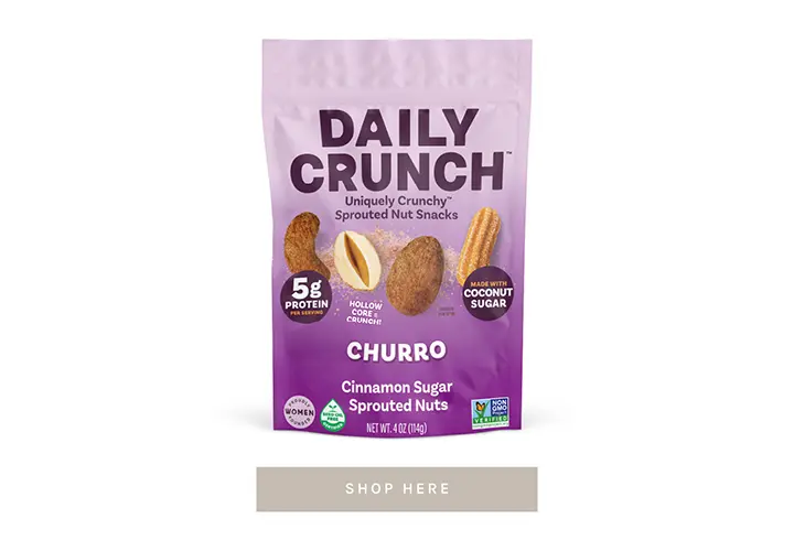 Daily Crunch Cinnamon Churro Sprouted Nuts