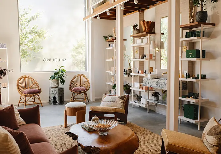 Interior of Wildling Studio in Santa Monica