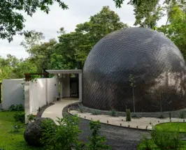 The Frequency Dome at The Vessyl wellness resort in Costa Rica