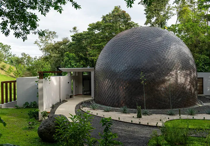 The Frequency Dome at The Vessyl wellness resort in Costa Rica